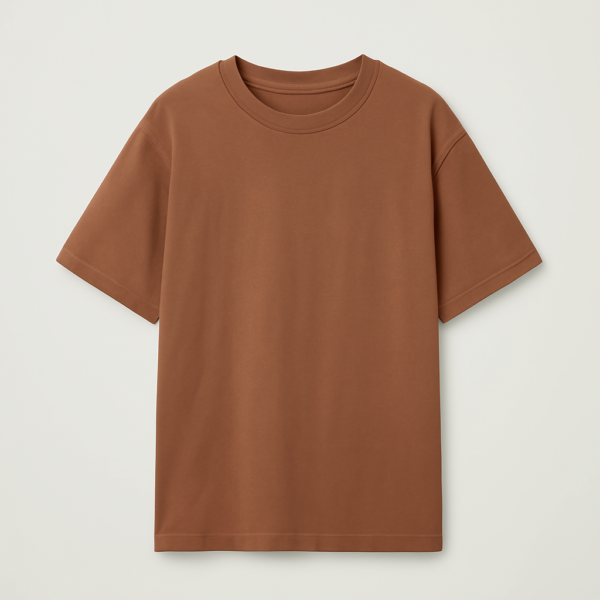 Round Neck Browne T-shirt