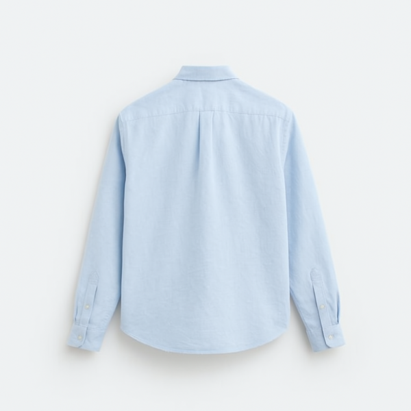 Solid Blue Shirt - Image 2