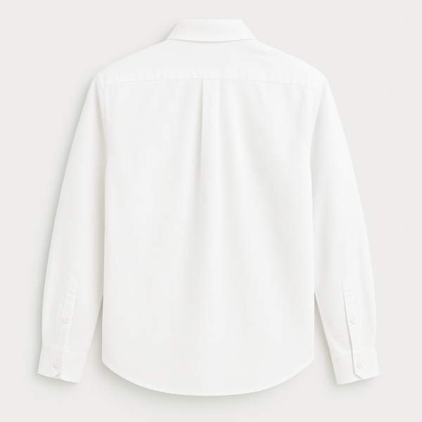 white Solid Shirt - Image 2
