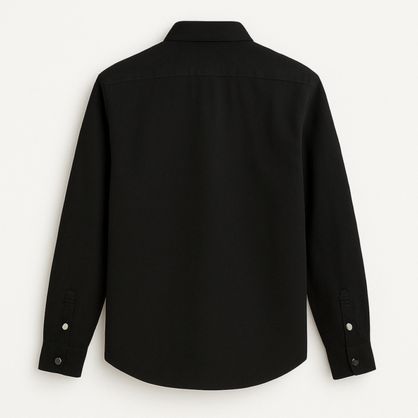 black solid shirt - Image 2