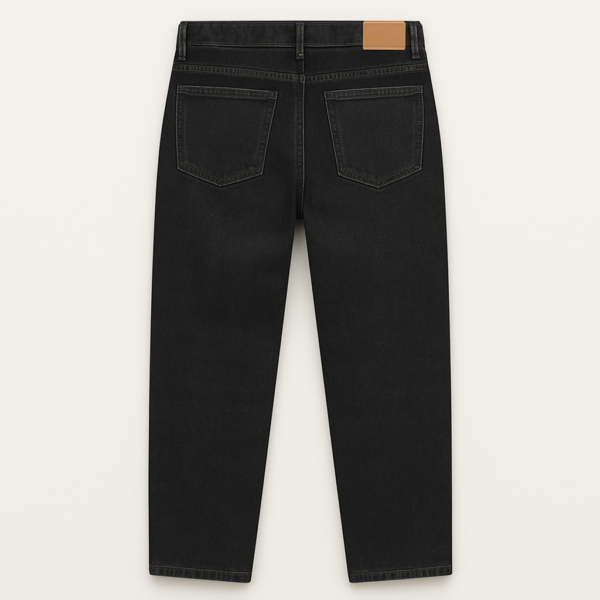 Black Denim Jeans - Image 2